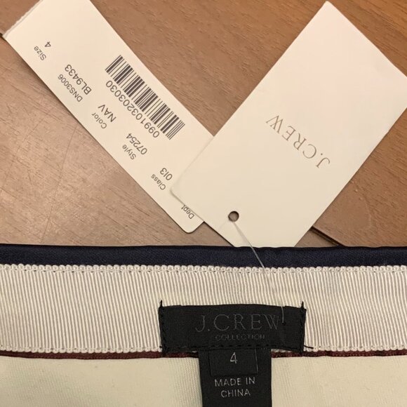 NWT J. Crew Collection high-rise wide-leg pant in satin - Picture 7 of 10